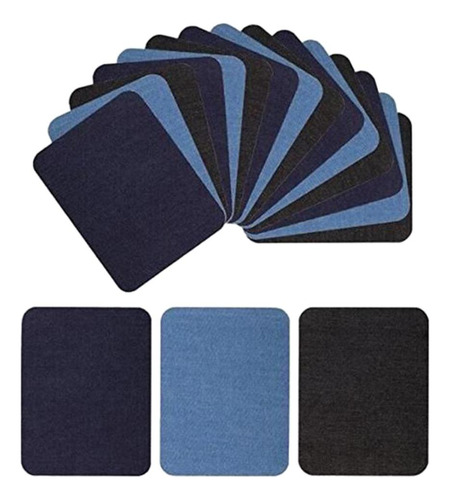 2 X 18 Parches De Mezclilla Autoadhesivos Para Planchar En