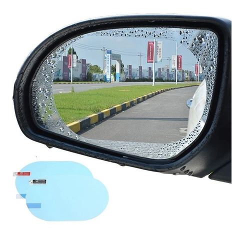 Laminas Antiempañantes Anti Agua 100*150mm Accesorios Adhesivo Ventana 2und Par Sticker Para Autos Ovalada Qatarshop Lamina Para Espejo Retrovisor Auto Lluvia 