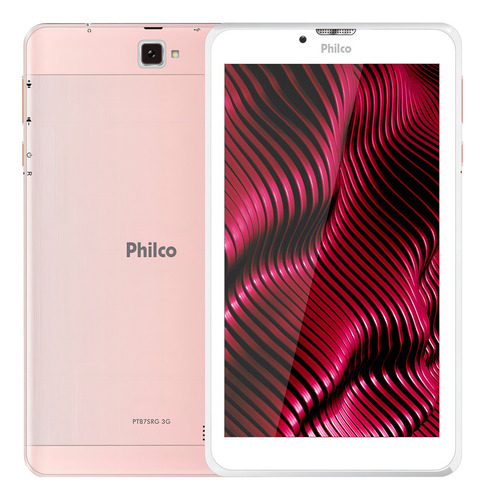 Tablet Ptb7srg Quad-core Usb 16gb 3g 1gb Ram Philco Bivolt Cor Rosa-claro - Excelente (Recondicionado)