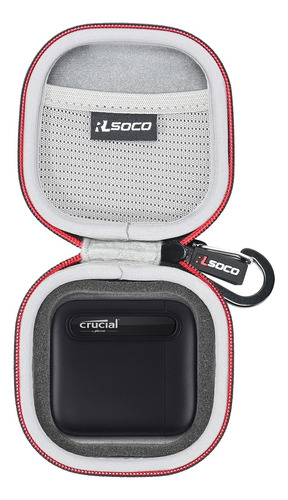 Rlsoco Funda Rígida Para Crucial X6/x9 Pro/x10 Pro Ssd Por.