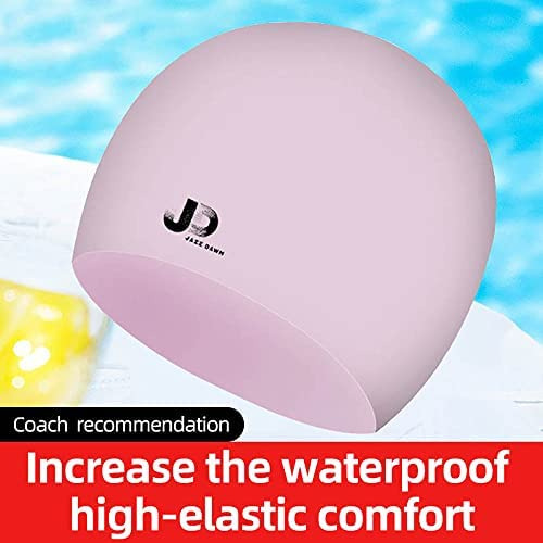 Gorro De Natación De Silicona Para Cabello Largo Y Cabello C