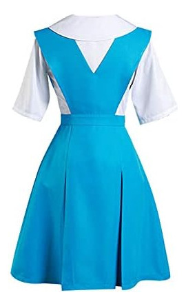 2024 Anime Ayanami Rei Cosplay Disfraz Uniforme Falda