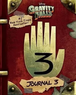Livro Journal 3 - Disney Gravity Falls - Alex Hirsch [2016]