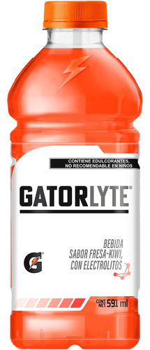 Bebida Gatorlyte Sabor Fresa-kiwi (6 Piezas De 591 Ml).