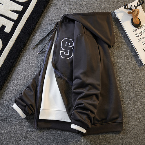 Sudadera Tipo Cárdigan Con Capucha Para Hombre, Chaqueta De