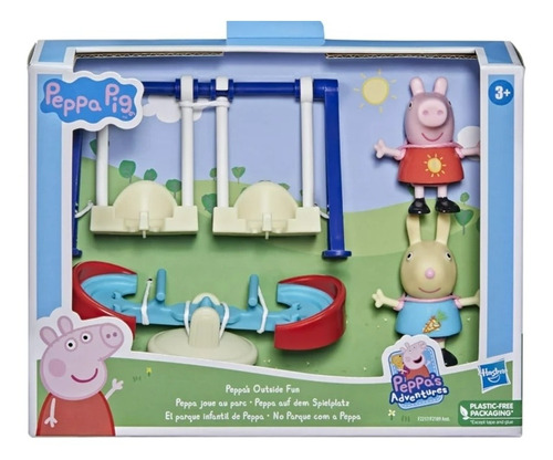 Peppa Pig Aventuras Juego Columpio 2 Figuras 