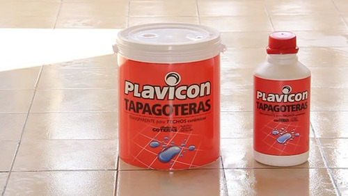 Imagen 2 de 10 de Plavicon Tapagoteras Transparente 20 Litros