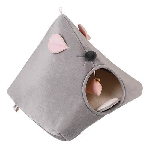Nido Semicerrado Para Gatos, Cama Para Gatos, Cueva, Gris