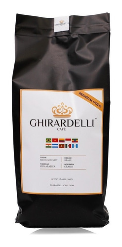 Café Ghirardelli Premium Brasil Tostado Molido O Grano 500g