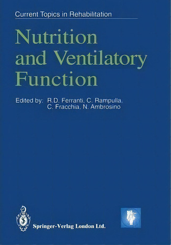Nutrition And Ventilatory Function, De R. Corsico. Editorial Springer London Ltd, Tapa Blanda En Inglés