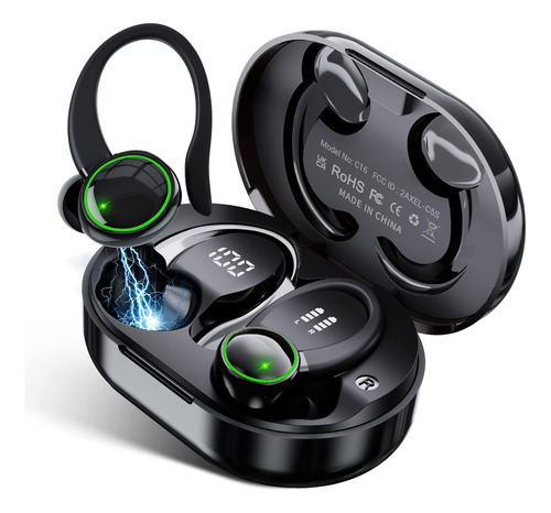 Aotonok Auriculares Inalámbricos, Bluetooth 5.3, Estéreo 3d