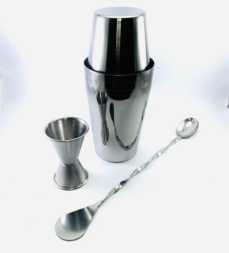 Set Cocteleria Kit Bartender Profesional - Acero Inoxidable