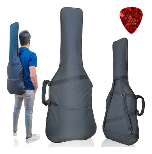 Capa Bag Guitarra Espuma Acolchoada Estofada Impermeavel