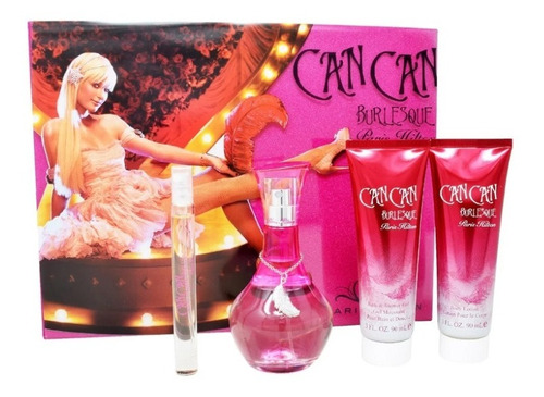 Estuche Can Can Burlesque De Paris Hilton Set 4 Pzas Eau De Parfum Nuevo Original