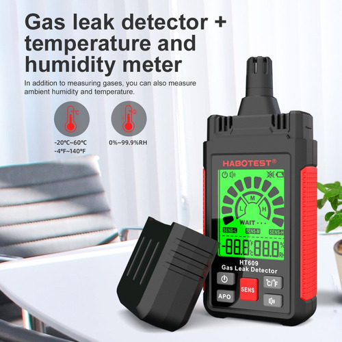 Habotest Ht609 Detector De Gases Combustibles Negro Ip67