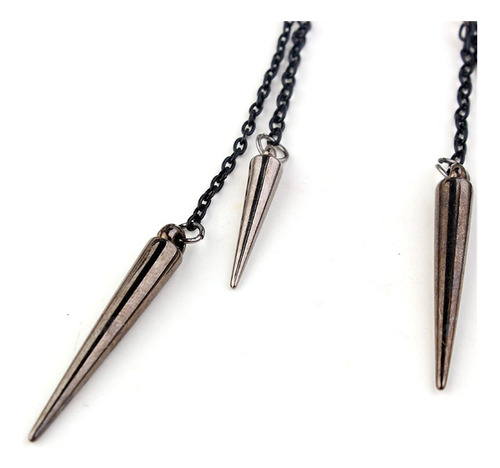 Brincos Punk Rivet Ear Stud Dangle Hip Hop Party Long