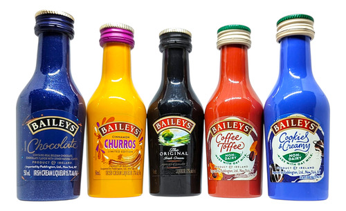 Baileys Miniatura 50ml. Paquete 5 Sabores Diferentes.