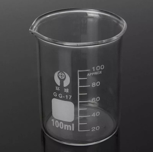 5 Uds 5-100mk Vaso De Precipitados De Vidrio De