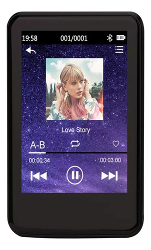 Reproductor De Música Digital Mp3 Mp4 64g Con Pantalla Tácti