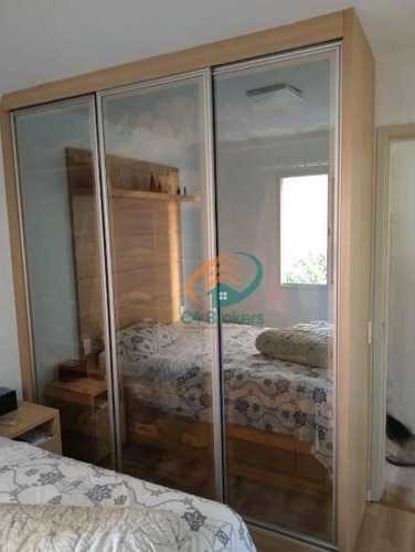 Apartamento Com 3 Dormitórios À Venda, 69 M² Por R$ 310.000,00 - Ponte Grande - Guarulhos/sp - Ap2305