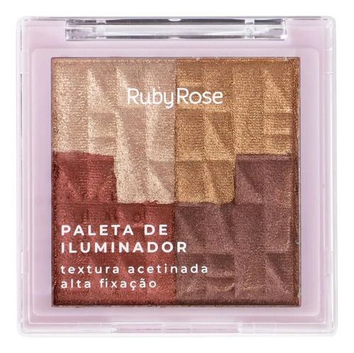 Paleta De Iluminador Hb 7234 - Ruby Rose Alta Fixação