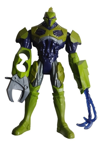 Figura De Max Steel,villano Toxzon Bomba Biologica Del 2013
