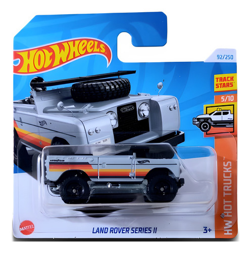 Land Rover Series Ii Gris Hot Wheels Tarjeta Corta