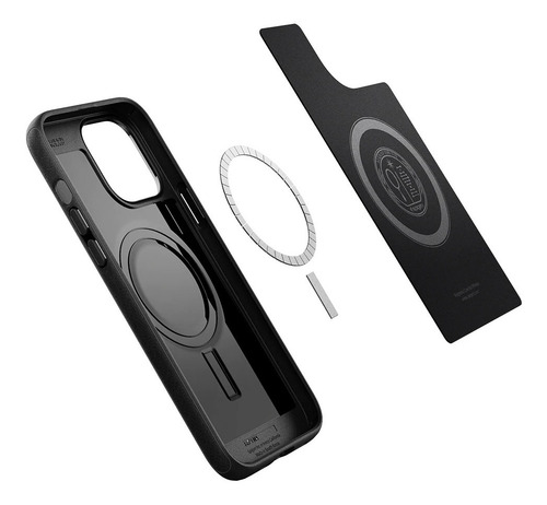 Imagem 4 de 5 de Capa Spigen Mag Armor Black Para iPhone 13 Pro Max (6.7'')