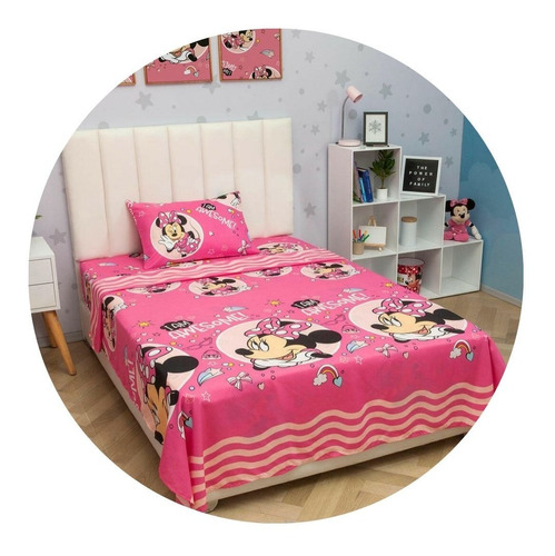 Juego De Sabanas Infantil Cama Sencilla 1.00 X 1.90 Surtido