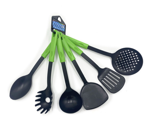 Utensilios De Cocina X6 Cucharones De Plástico