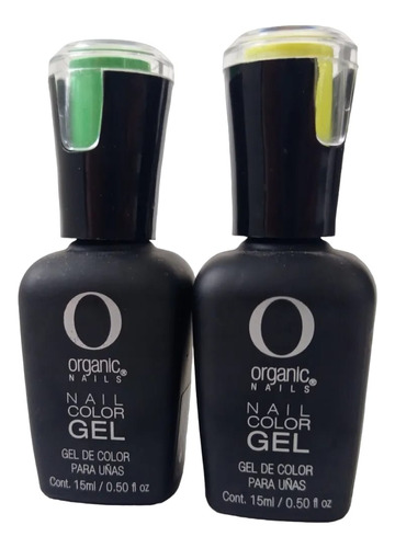 Esmalte Color Gel Semi Permanente Neón Organic Nails 15ml