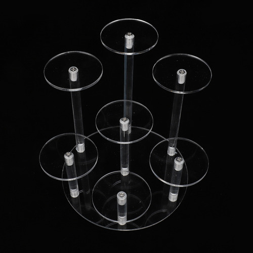 Soporte Para Magdalenas De Acrílico Redondo De 7 Niveles