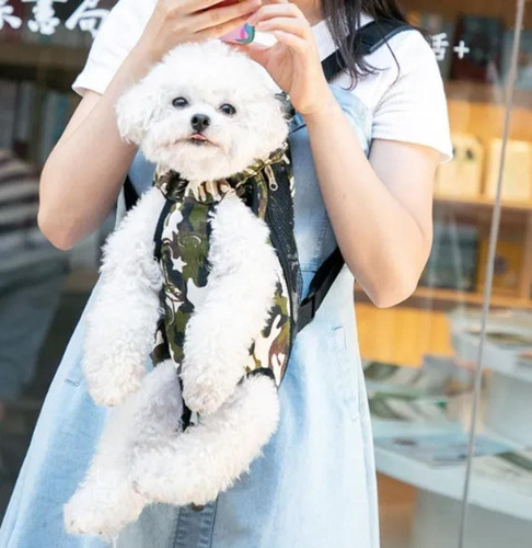 Imagen 5 de 10 de Bolso Mochila Transportadora Para Mascotas Perro Gato