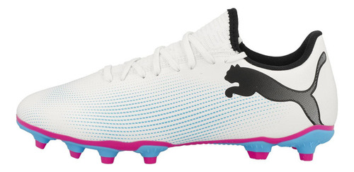 Zapato De Futbol Puma Future 7 Play Fg/ag Blanco Hombre