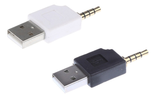 2pcs Adaptador Usb 2.0 A 3.5mm Para Apple iPod Shuffle 1st