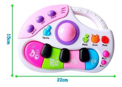 Piano Multifuncion Musical 36m+ Juguete Educativo Para Niños