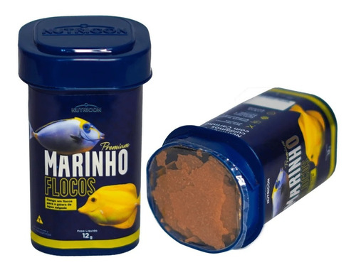 Ração Peixes Marinhos Flocos 12g Nutricon 