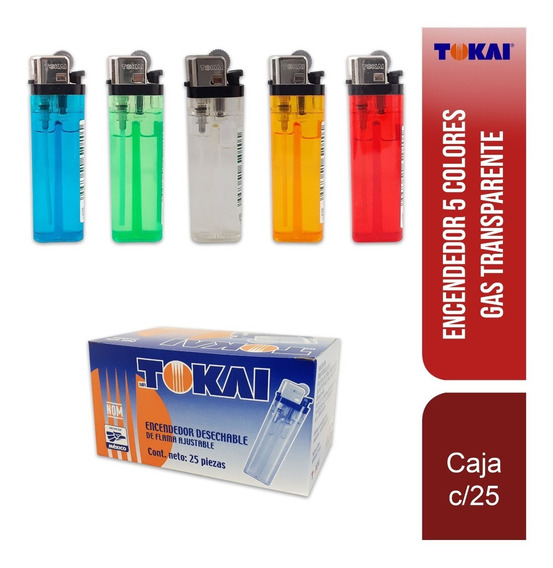 empresario Encantador Segundo grado Tokai Encendedor 5 Colores Gas Transparente Caja Con 25pz | Meses sin intereses empresario Encantador Segundo grado Tokai Encendedor 5 Colores Gas Transparente Caja Con 25pz | Meses sin intereses