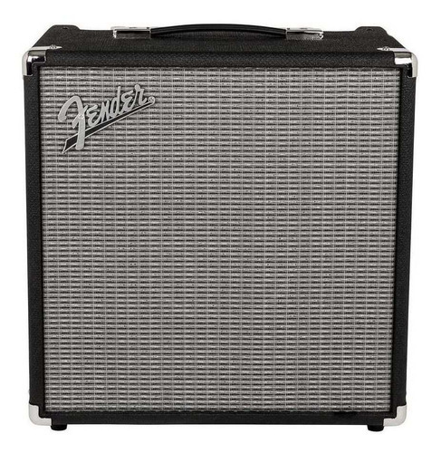 Amplificador Bajo Electrico 40w Fender Rumble Series 40 V3 Color Negro/Plata 220V