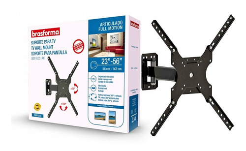 Suporte Para Tv De 23 A 56 30kg Modo Retrato/paisagem Aço