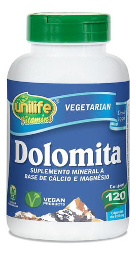 Dolomita - Unilife - 120 Cápsulas