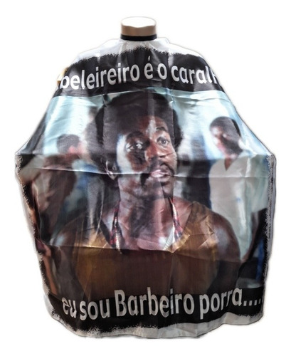 Capa De Corte Para Barbeiro Cetim Personalizada 