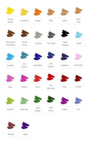 Imagen 7 de 7 de Anilinas Colibri Para Teñido Frio X 20 Gs Todos Los Colores