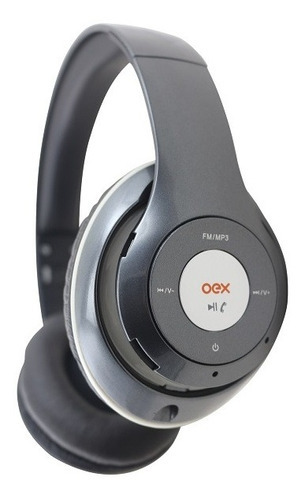 Oex Headset Balance Bluetooth Hs301 Cor Cinza