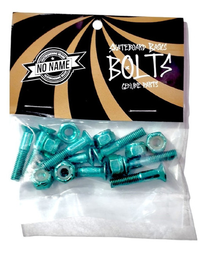 Set 8 Tornillos Colores Skate No Name Allen 1¨ Importados