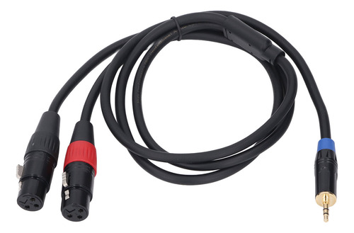 Cable Divisor Xlr A 3,5 Mm En Y De 2 M, Doble Hembra, Estére