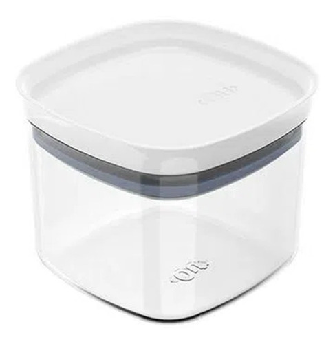 Pote Hermético Frasco Transparente Cuadrado 450 Ml Cocina Ou