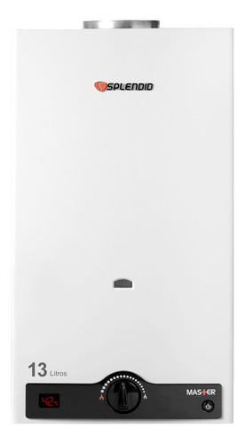 Splendid Calefon 13 Litros Tiro Natural Gas Licuado Master