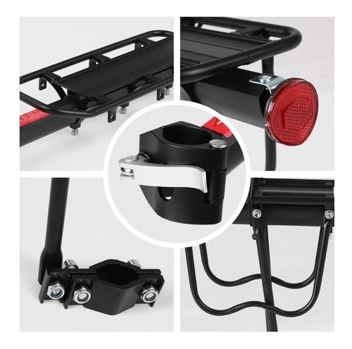 Imagen 7 de 7 de Parrilla Soporte Rack Bicicleta Alforja 50kg !!!