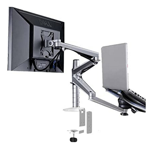 Brazo Dual Monitor Con Soporte Para Laptop Oa-7x-l